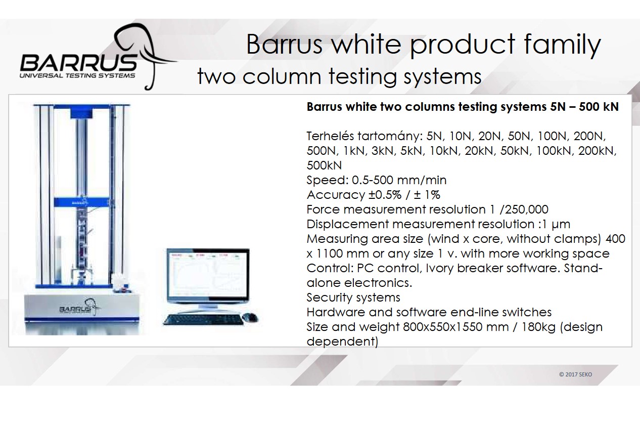 GABCORS_Barrus white product family 5N – 500 kN
